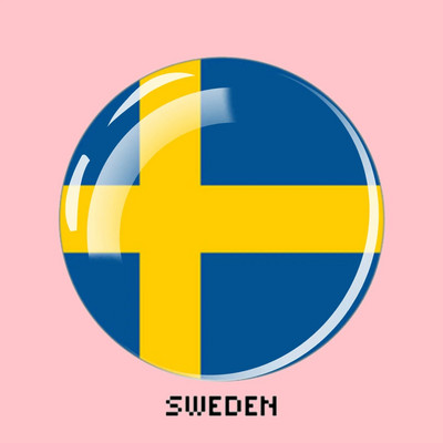 Državna zastava Magnet za hladnjak Svjetska europska državna zastava Stakleni kabošon Magneti za hladnjak Naljepnice za kućni dekor Suveniri Pokloni