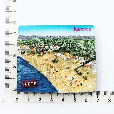 Fridge Magnets Greece Athens Travel Memorial Αυτοκόλλητο Μαγνήτης Ψυγείου 3D Resin Souvenir Μαγνητικά Αυτοκόλλητα Ψυγείου