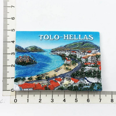 Fridge Magnets Greece Athens Travel Memorial Αυτοκόλλητο Μαγνήτης Ψυγείου 3D Resin Souvenir Μαγνητικά Αυτοκόλλητα Ψυγείου