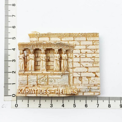 Fridge Magnets Greece Athens Travel Memorial Αυτοκόλλητο Μαγνήτης Ψυγείου 3D Resin Souvenir Μαγνητικά Αυτοκόλλητα Ψυγείου