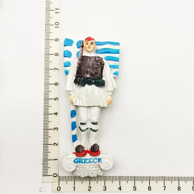 Fridge Magnets Greece Athens Travel Memorial Αυτοκόλλητο Μαγνήτης Ψυγείου 3D Resin Souvenir Μαγνητικά Αυτοκόλλητα Ψυγείου