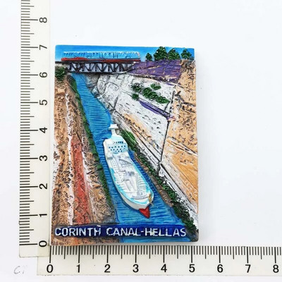 Fridge Magnets Greece Athens Travel Memorial Αυτοκόλλητο Μαγνήτης Ψυγείου 3D Resin Souvenir Μαγνητικά Αυτοκόλλητα Ψυγείου