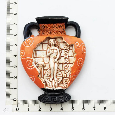 Fridge Magnets Greece Athens Travel Memorial Αυτοκόλλητο Μαγνήτης Ψυγείου 3D Resin Souvenir Μαγνητικά Αυτοκόλλητα Ψυγείου