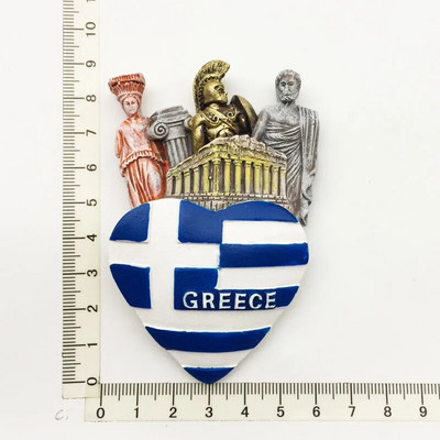 Fridge Magnets Greece Athens Travel Memorial Αυτοκόλλητο Μαγνήτης Ψυγείου 3D Resin Souvenir Μαγνητικά Αυτοκόλλητα Ψυγείου