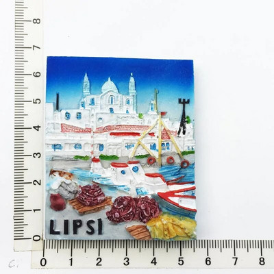 Fridge Magnets Greece Athens Travel Memorial Αυτοκόλλητο Μαγνήτης Ψυγείου 3D Resin Souvenir Μαγνητικά Αυτοκόλλητα Ψυγείου