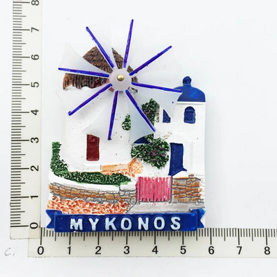 Fridge Magnets Greece Athens Travel Memorial Αυτοκόλλητο Μαγνήτης Ψυγείου 3D Resin Souvenir Μαγνητικά Αυτοκόλλητα Ψυγείου