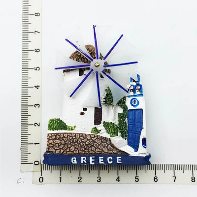Fridge Magnets Greece Athens Travel Memorial Αυτοκόλλητο Μαγνήτης Ψυγείου 3D Resin Souvenir Μαγνητικά Αυτοκόλλητα Ψυγείου