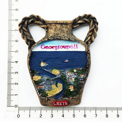Fridge Magnets Greece Athens Travel Memorial Αυτοκόλλητο Μαγνήτης Ψυγείου 3D Resin Souvenir Μαγνητικά Αυτοκόλλητα Ψυγείου