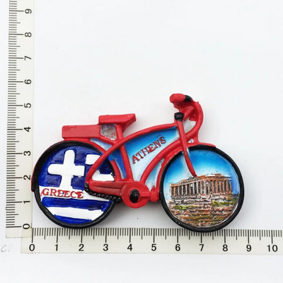 Fridge Magnets Greece Athens Travel Memorial Αυτοκόλλητο Μαγνήτης Ψυγείου 3D Resin Souvenir Μαγνητικά Αυτοκόλλητα Ψυγείου