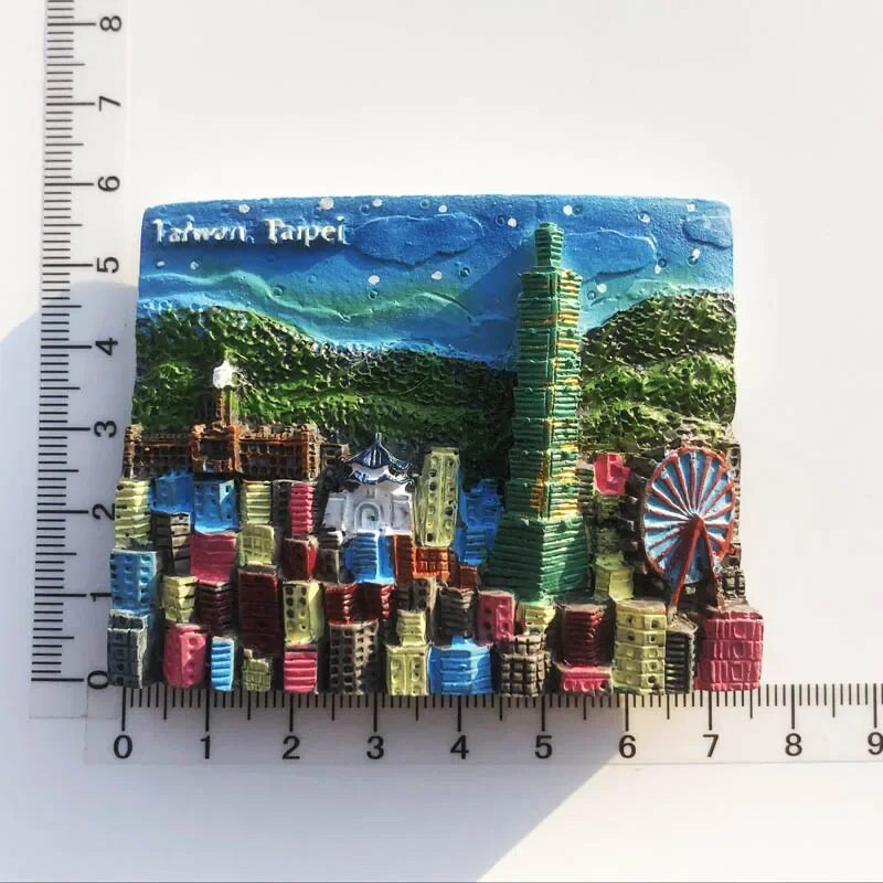 Aasia Taiwan külmkapimagnetid Artiklid Maalilised turistisuveniirid Magnetkleebised Kodu Külmkapp Dekoratsioon Kollektsioon Kingitused