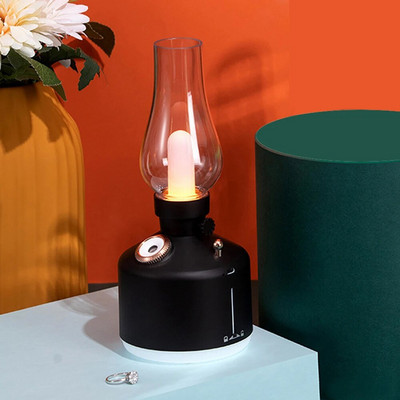 Nešiojamas aromato difuzorius Simuliacinis liepsnos USB ultragarsinis drėkintuvas Namų biuro oro drėkintuvas Aromaterapinis liepsnos lempos difuzorius