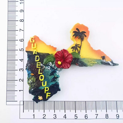 Francuska Magneti za hladnjak île d'Oléron Guadeloupe Côte-d'Azur Corse Bretagne Martinique Putujući suveniri Naljepnice za hladnjake Pokloni