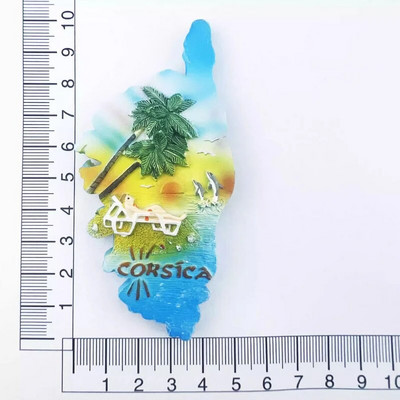 Francuska Magneti za hladnjak île d'Oléron Guadeloupe Côte-d'Azur Corse Bretagne Martinique Putujući suveniri Naljepnice za hladnjake Pokloni