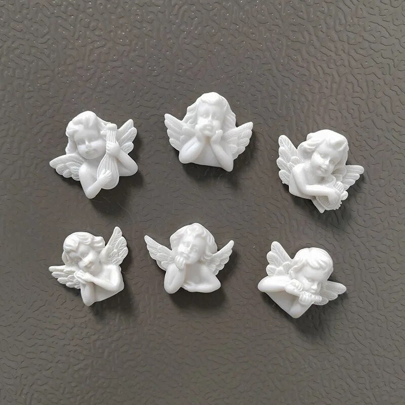 6 tk/komplekt Angel Magnet Kodukaunistused Kunst Kingitus DIY tarvikud Külmkapp Magnet Kleebised Märkused Sõnumipostide hoidikud