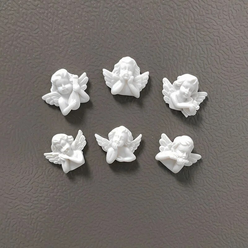 6 tk/komplekt Angel Magnet Kodukaunistused Kunst Kingitus DIY tarvikud Külmkapp Magnet Kleebised Märkused Sõnumipostide hoidikud
