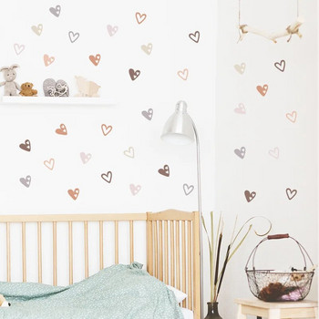 24 τμχ Αυτοκόλλητο τοίχου Καρδιά για Παιδικό Δωμάτιο Μωρό Αγορά Διακόσμηση Δωματίου Κοριτσάκι Αυτοκόλλητα Τοίχου Σαλόνι Υπνοδωμάτιο Διακόσμηση τοίχου Αυτοκόλλητα