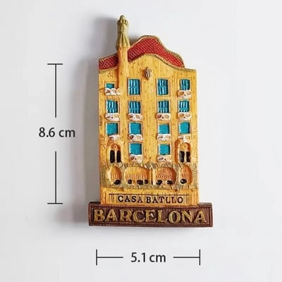 Ispanija Šaldytuvo magnetai Mozaikos Lagarto Madridas Barselona Kelionės Suvenyrai Namų dekoras Vestuvių Dovanos Šaldytuvo lipdukai