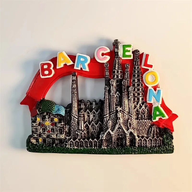 Ispanija Šaldytuvo magnetai Mozaikos Lagarto Madridas Barselona Kelionės Suvenyrai Namų dekoras Vestuvių Dovanos Šaldytuvo lipdukai