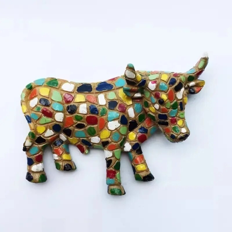 Ispanija Šaldytuvo magnetai Mozaikos Lagarto Madridas Barselona Kelionės Suvenyrai Namų dekoras Vestuvių Dovanos Šaldytuvo lipdukai