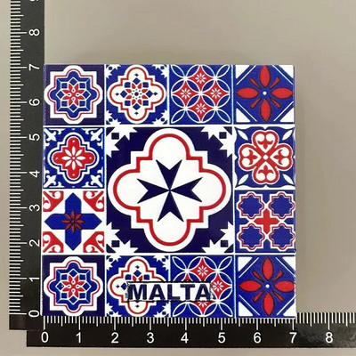 Malta Keliaujantys suvenyrai Šaldytuvo magnetai Creative Drift Bottle Šaldytuvo lipdukai Namų dekoras Pranešimų lenta Magnetiniai lipdukai Dovanos