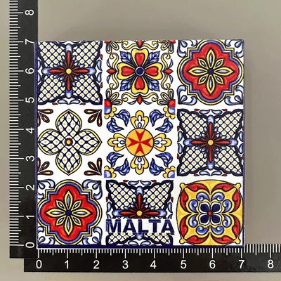 Malta Keliaujantys suvenyrai Šaldytuvo magnetai Creative Drift Bottle Šaldytuvo lipdukai Namų dekoras Pranešimų lenta Magnetiniai lipdukai Dovanos
