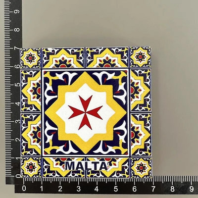 Malta Keliaujantys suvenyrai Šaldytuvo magnetai Creative Drift Bottle Šaldytuvo lipdukai Namų dekoras Pranešimų lenta Magnetiniai lipdukai Dovanos