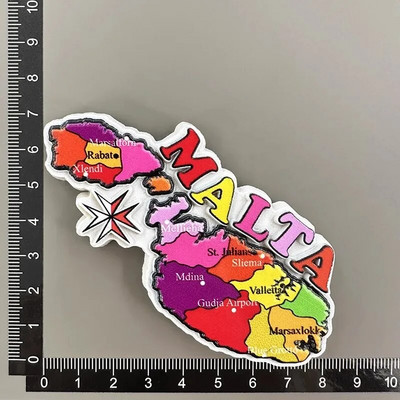 Malta Keliaujantys suvenyrai Šaldytuvo magnetai Creative Drift Bottle Šaldytuvo lipdukai Namų dekoras Pranešimų lenta Magnetiniai lipdukai Dovanos
