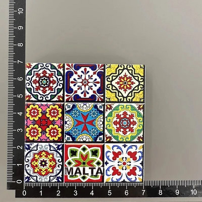 Malta Keliaujantys suvenyrai Šaldytuvo magnetai Creative Drift Bottle Šaldytuvo lipdukai Namų dekoras Pranešimų lenta Magnetiniai lipdukai Dovanos
