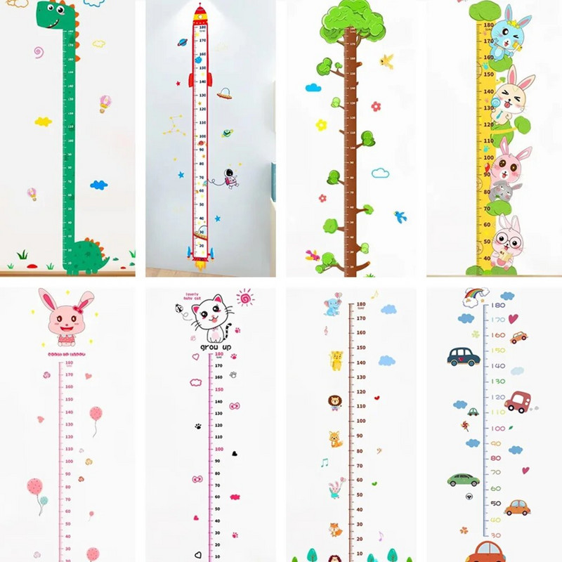 Džungli beebi kõrguse joonlaud Multifilmi kõrguse kleebis Lastetoa magamistoa sisekujundus Rekord Elutoa seinakleebis Isekleepuv eemaldatav