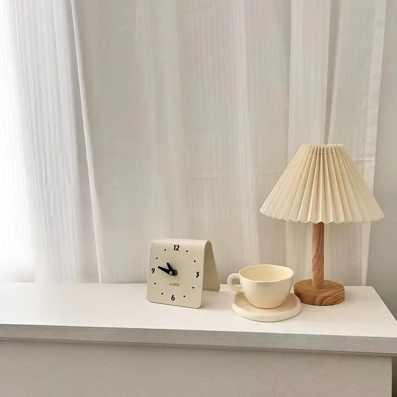 Kreemjas lauapealne elutuba Kodukell Moodne lauakell Summutatud Üliõpilaste öökapikell Kaunistuskingitused