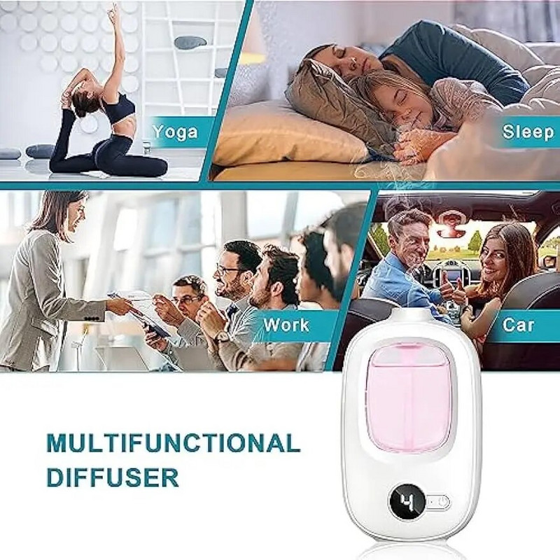 Seinale paigaldatav eeterlike õlide hajuti laetav ajastatud pihusti aroomiteraapia niisutaja juhtmevaba aroomiteraapia õhuvärskendaja