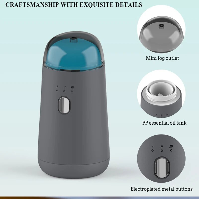 Hordozható vízmentes esszenciális olajok diffúzor USB illatgépházi aromadiffúzor Smart Home illat irodai légfrissítő
