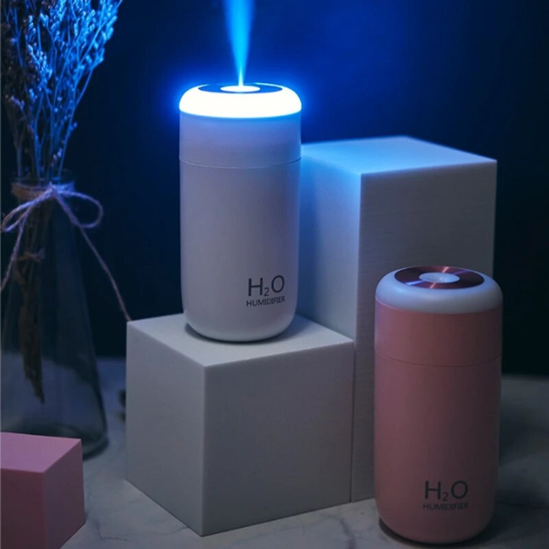 350 ml USB ovlaživač zraka velikog kapaciteta punjiva bežična ultrazvučna aroma vodena magla difuzor svjetlo
