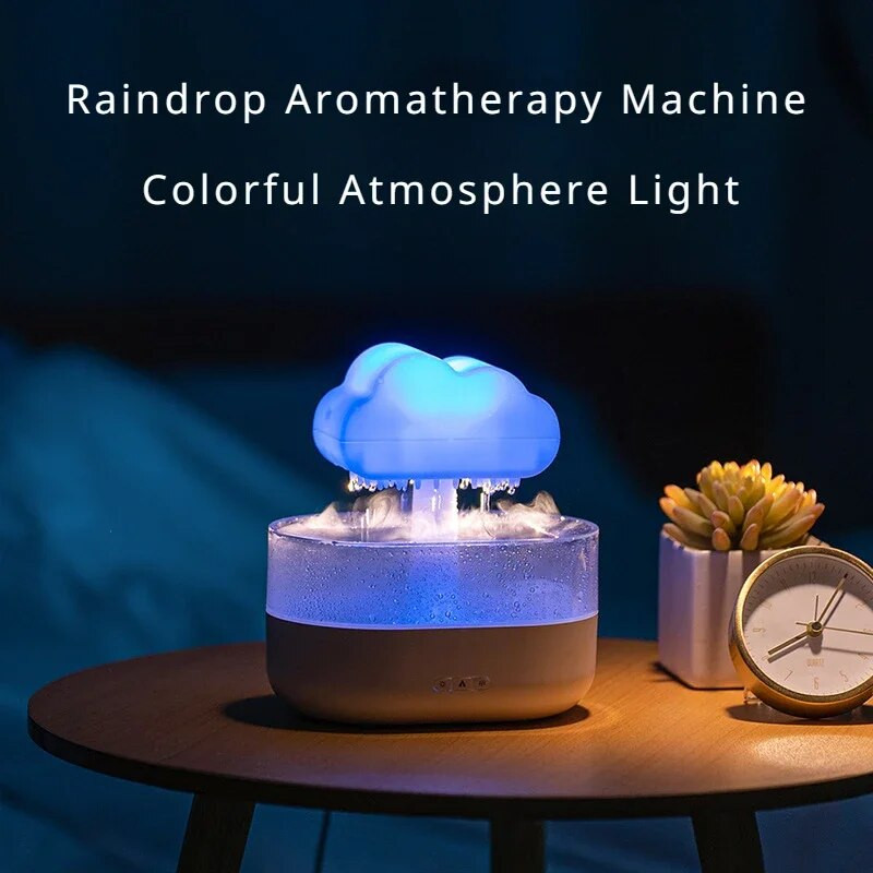 Rain Cloud Ovlaživač Ovlaživač Raindrop H2O Ovlaživač zraka, Aroma difuzor Aromaterapijski difuzor eteričnog ulja za dom