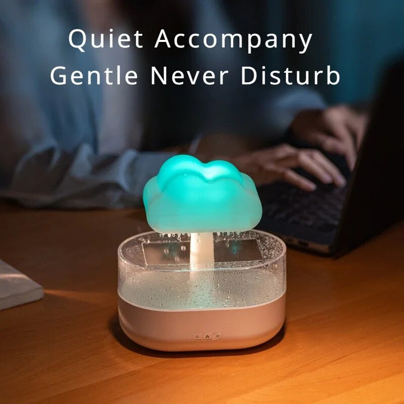 Rain Cloud Ovlaživač Ovlaživač Raindrop H2O Ovlaživač zraka, Aroma difuzor Aromaterapijski difuzor eteričnog ulja za dom