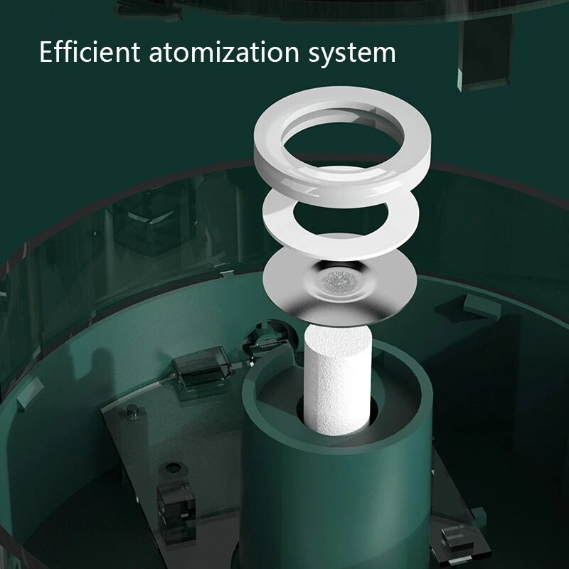 Crystal Aromatherapy Air Humidifier With Atmosphere Lamp Home Portable USB Aroma Essential Oil Diffuser