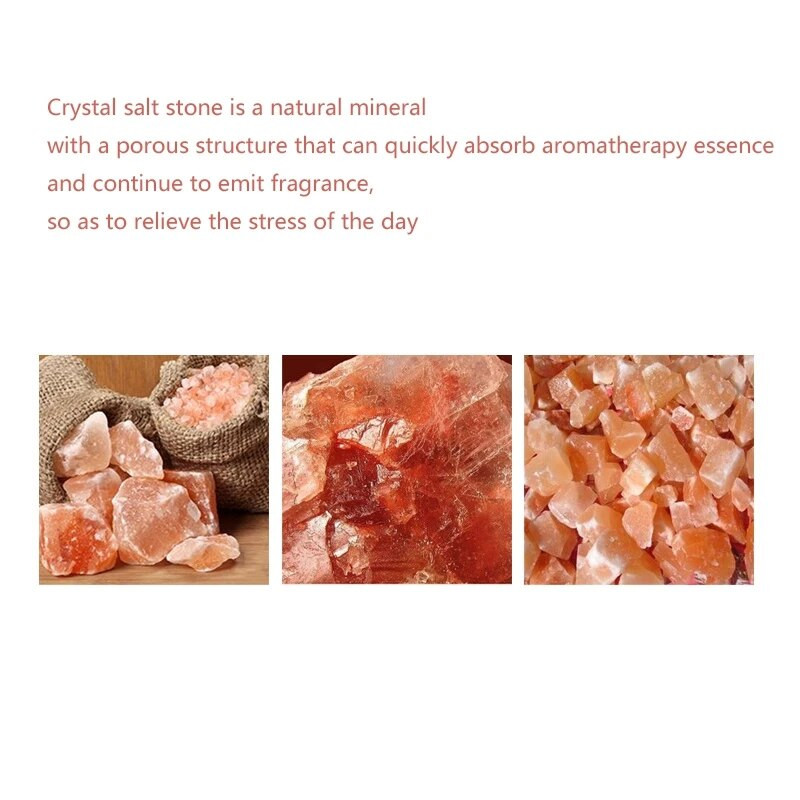 Crystal Aromatherapy Air Humidifier With Atmosphere Lamp Home Portable USB Aroma Essential Oil Diffuser