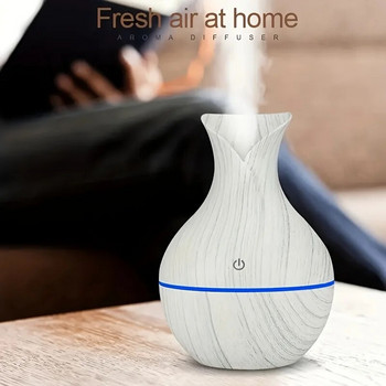 USB Aroma Essential Oil Diffuser Ultrasonic Cool Mist Humidifier Air Purifier 7 Color Change LED Light Night for Office Home