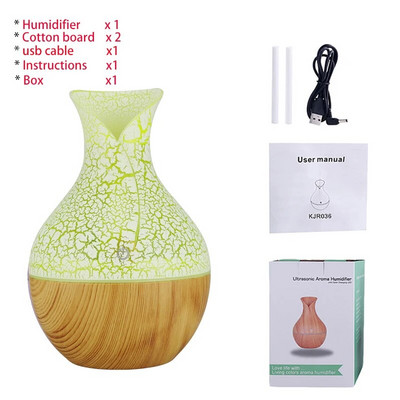 USB Aroma eterinių aliejų difuzorius Ultragarsinis Cool Mist Drėkintuvas Oro valytuvas 7 Spalvų keitimo LED naktinis apšvietimas biuro namams