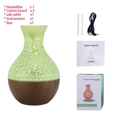 USB Aroma eterinių aliejų difuzorius Ultragarsinis Cool Mist Drėkintuvas Oro valytuvas 7 Spalvų keitimo LED naktinis apšvietimas biuro namams