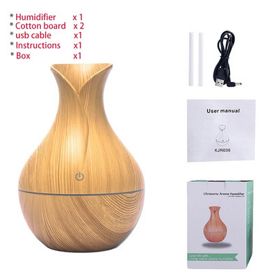 USB Aroma eterinių aliejų difuzorius Ultragarsinis Cool Mist Drėkintuvas Oro valytuvas 7 Spalvų keitimo LED naktinis apšvietimas biuro namams