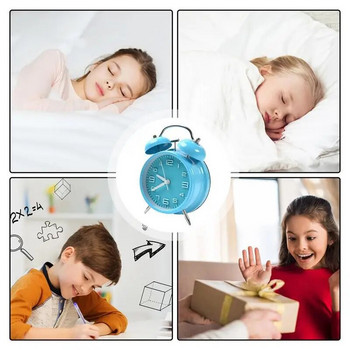 Ρετρό επιτραπέζιο ρολόι Ρετρό ξυπνητήρι Μπαταρία με οπίσθιο φωτισμό Παιδικό ξυπνητήρι για αγόρια κορίτσια Παιδιά Παιδιά Έφηβοι Ενήλικες