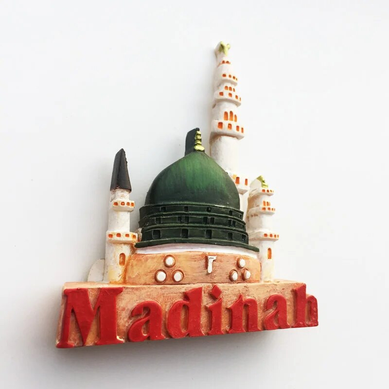 Saudi Araabia Külmkapimagnetid Meka Medina Al Bahrain Al Khobar Jeddah