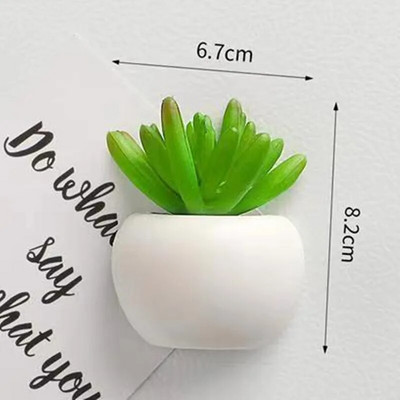 Mieli augalų imitacijos buitiniai šaldytuvo magnetai vazonai Parduotuvė Biuras Namų dekoravimas Lenta Magnetiniai lipdukai