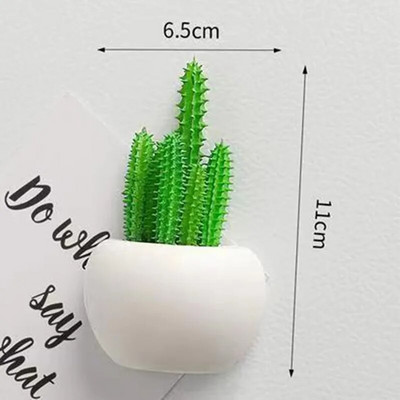 Mieli augalų imitacijos buitiniai šaldytuvo magnetai vazonai Parduotuvė Biuras Namų dekoravimas Lenta Magnetiniai lipdukai