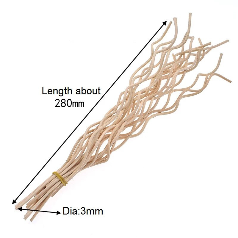 5 komada zamjenskih aroma štapića od ratana za punjenje štapića za difuzor od trske za uređenje doma Parfemski hlapljivi štapići za punjenje Štapići za raspršivač ulja