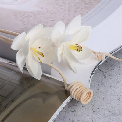 Kézzel készített festhető illékony nappali illat aromaterápiához szárított virágok Aromás tömjén Tongcao virág diffúzor rudak