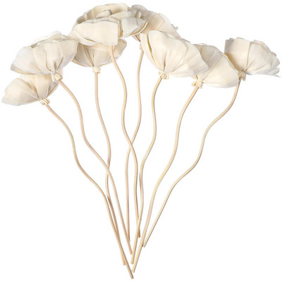 8 tk kunstlillede rotangist pilliroo lõhnaaine aroomihajuti täitepulk DIY lilledega hajutipulgad