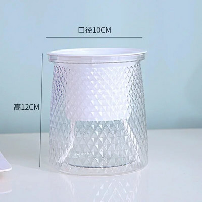 Isekastva taimepoti läbipaistev plastist lillevaas Kahekihiline automaatne laisk-potis lillepott Hüdropooniline lillepoti kaunistus