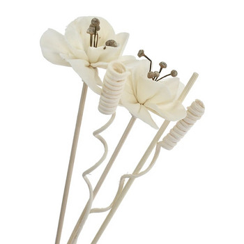 6 ΤΕΜ. Καφέ Stamen Flower Rattan Sticks Fireless Fragrances Reed Diffuser Stick Diy Ornaments Διακόσμηση σπιτιού